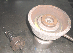 Comec flywheel grinding attachment for surfacer